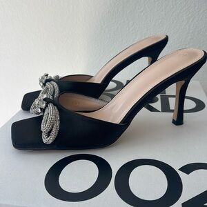 Slip On Bow Tie Heels